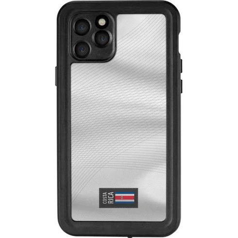Costa Rica Soccer Flag iPhone 11 Pro Waterproof Case